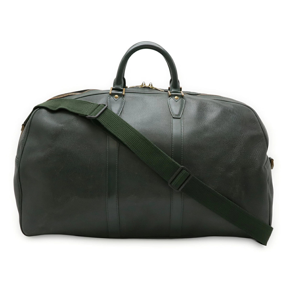 LOUIS VUITTON Taiga Kendall Boston Bag Travel Shoulder Leather Epicea